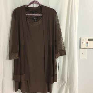 Dress and jacket with a little sparkle